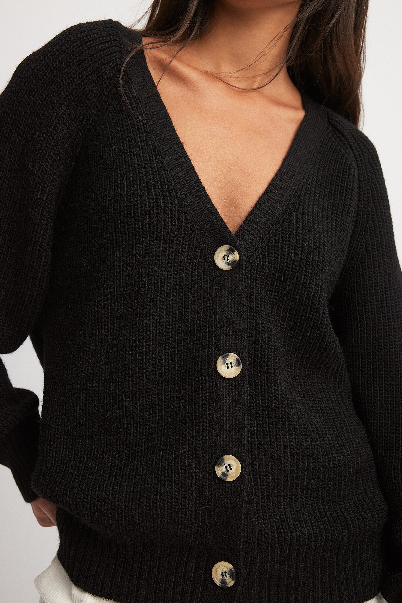 Oversize Strick-Cardigan