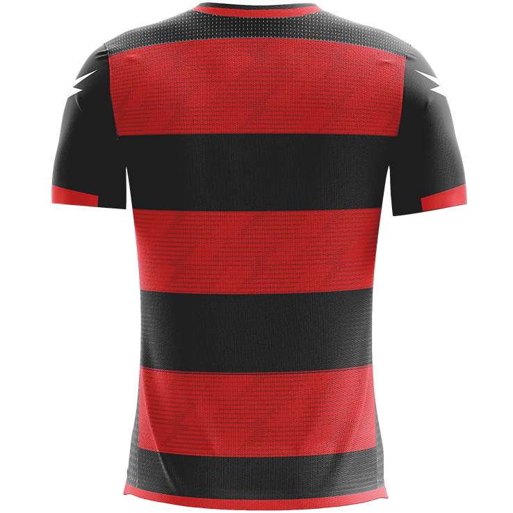 Zeus Icon Teamwear Set Trikot mit Shortsrot schwarz