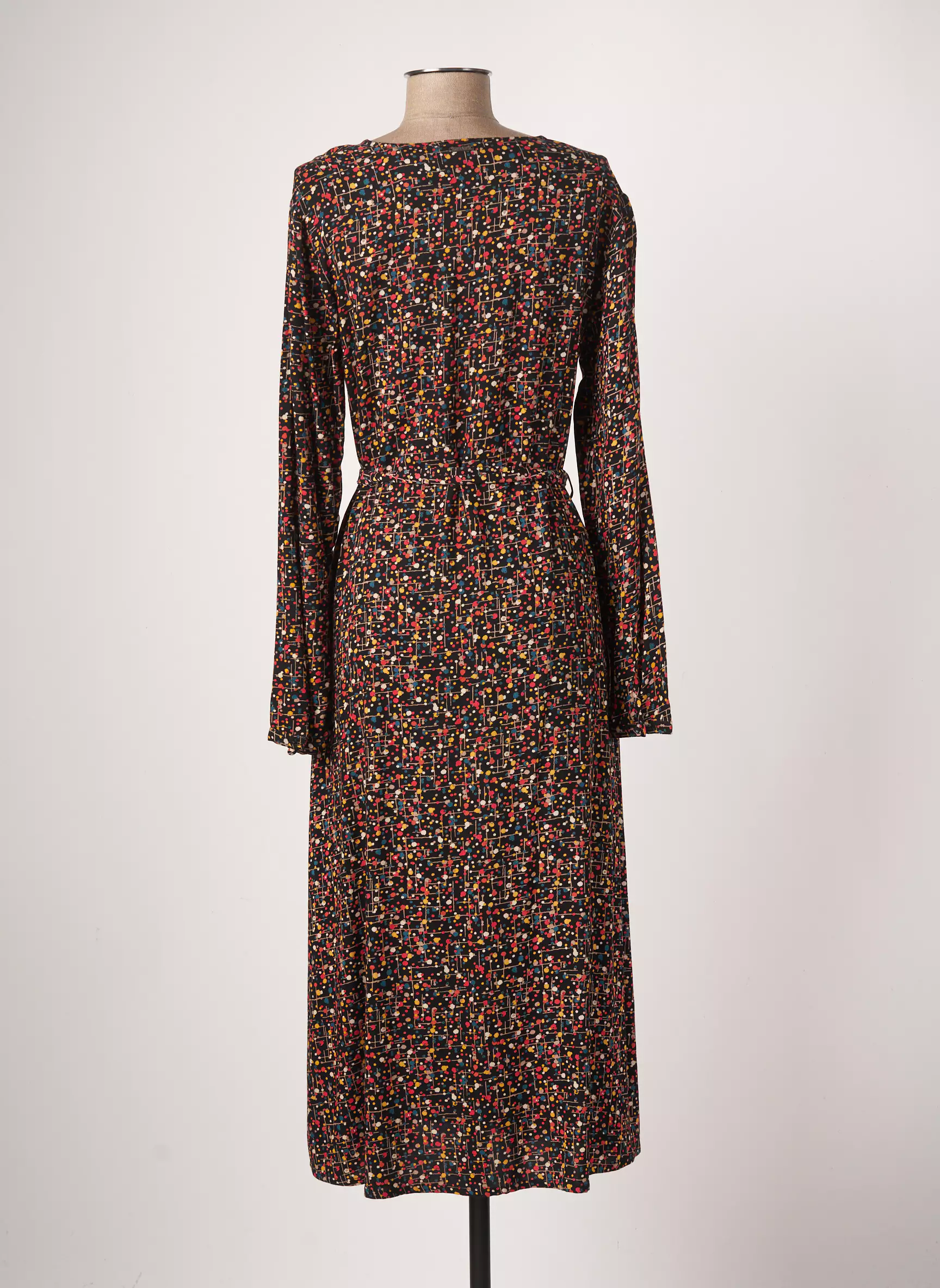 Agathe   Louise Robes Mi Longues Femme couleur noir