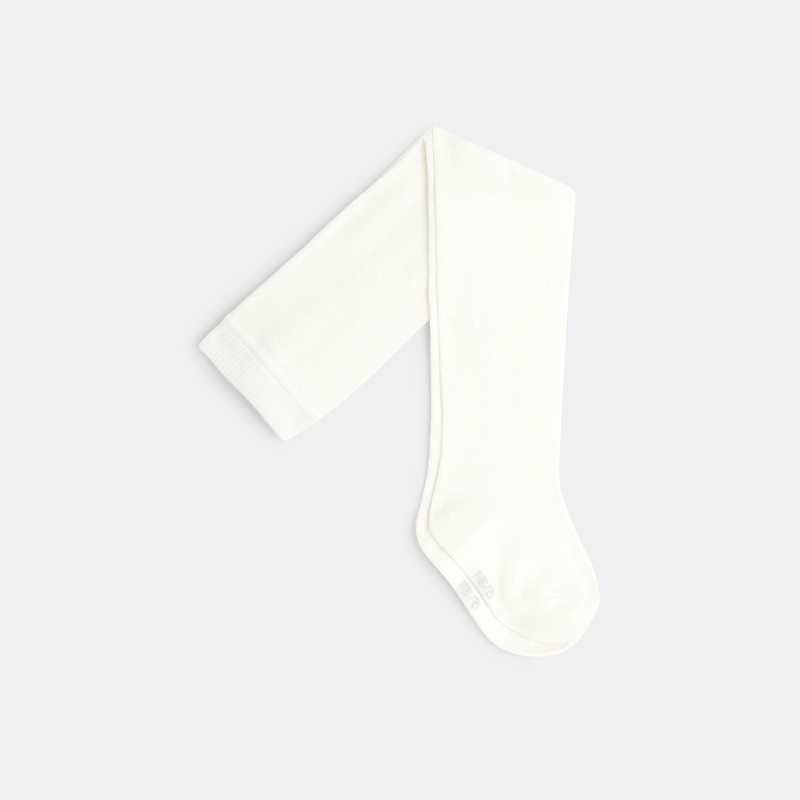 Collants chauds pailletés blancs bébé fille