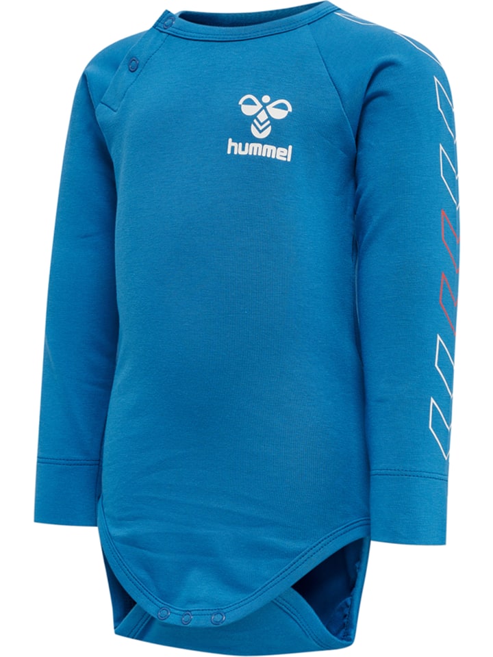 Hummel Hummel Druckknopf Strampler Raglanärmel Hmlcody Jungen in VALLARTA BLUE günstig kaufen