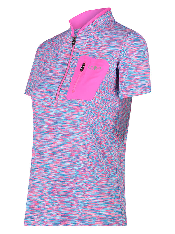 CMP Fahrradtrikot in Pink/ Blau günstig kaufen