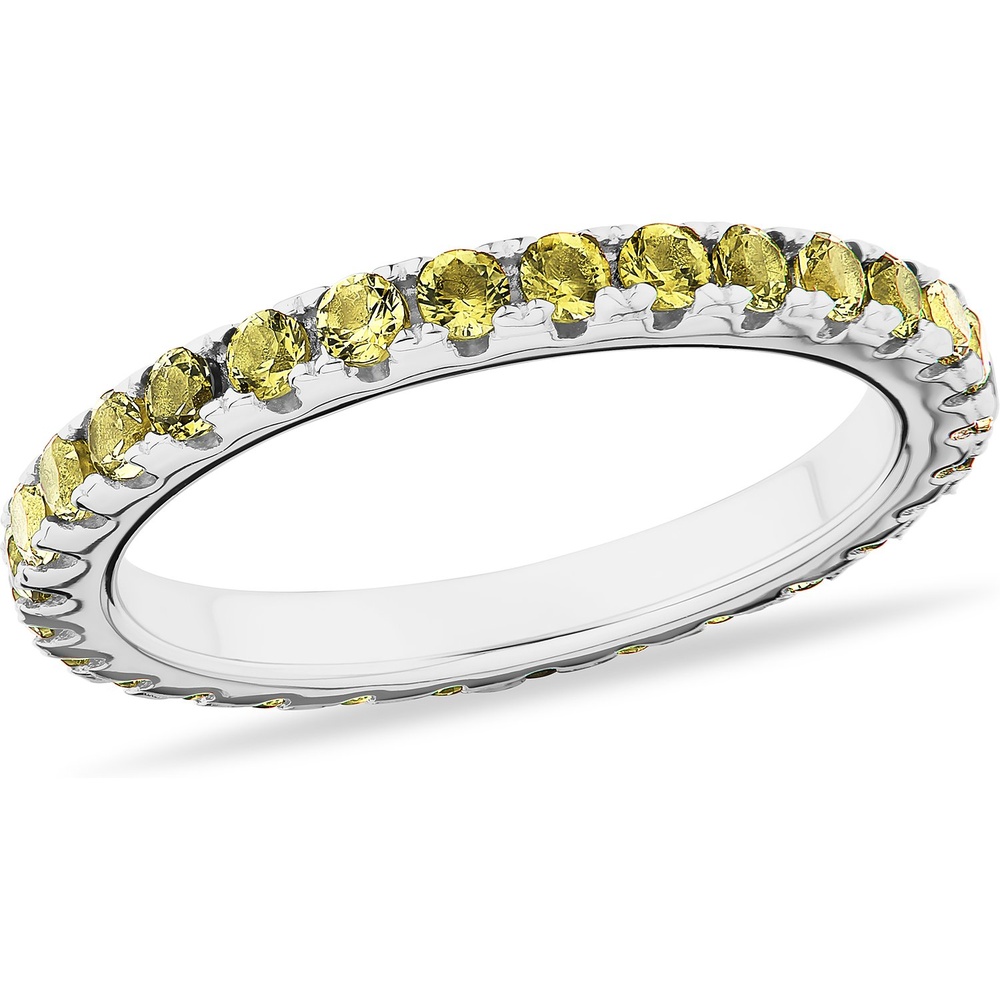 FAVS Bague pour femme 925 Argent jaune Bague