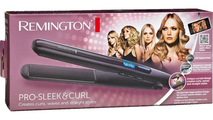 REMINGTON Haarglätter Pro Sleek & Curl S6505