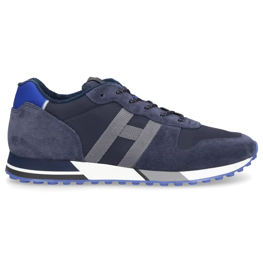 Hogan - Sneaker low H383 Veloursleder - blau