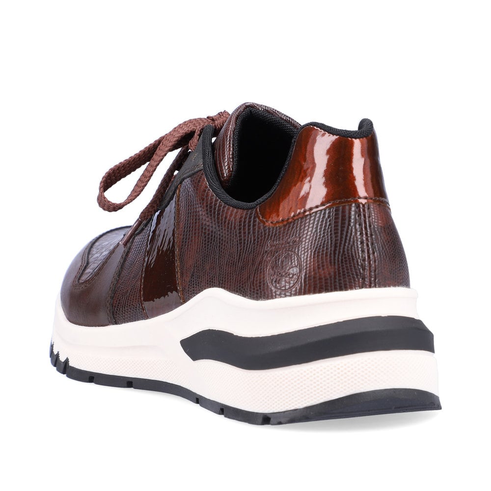 Rieker Damen Sneaker Low kaffeebraun