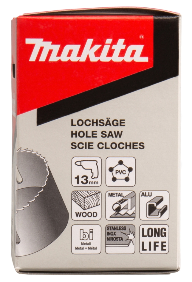 Makita Zubehör P-52560 Lochsäge 43 mm HSS Bimetall Weiß