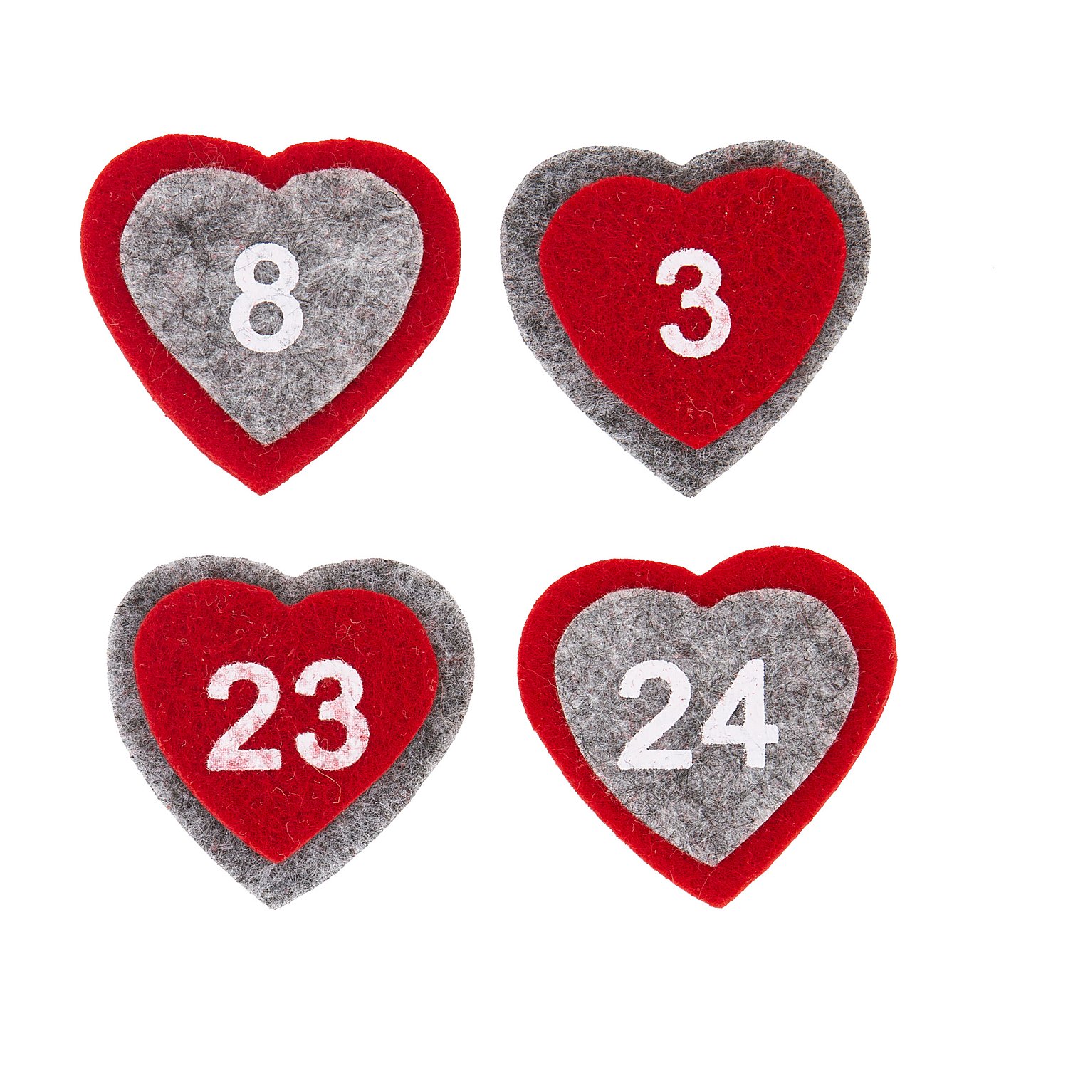 Adventskalender-Zahlen 