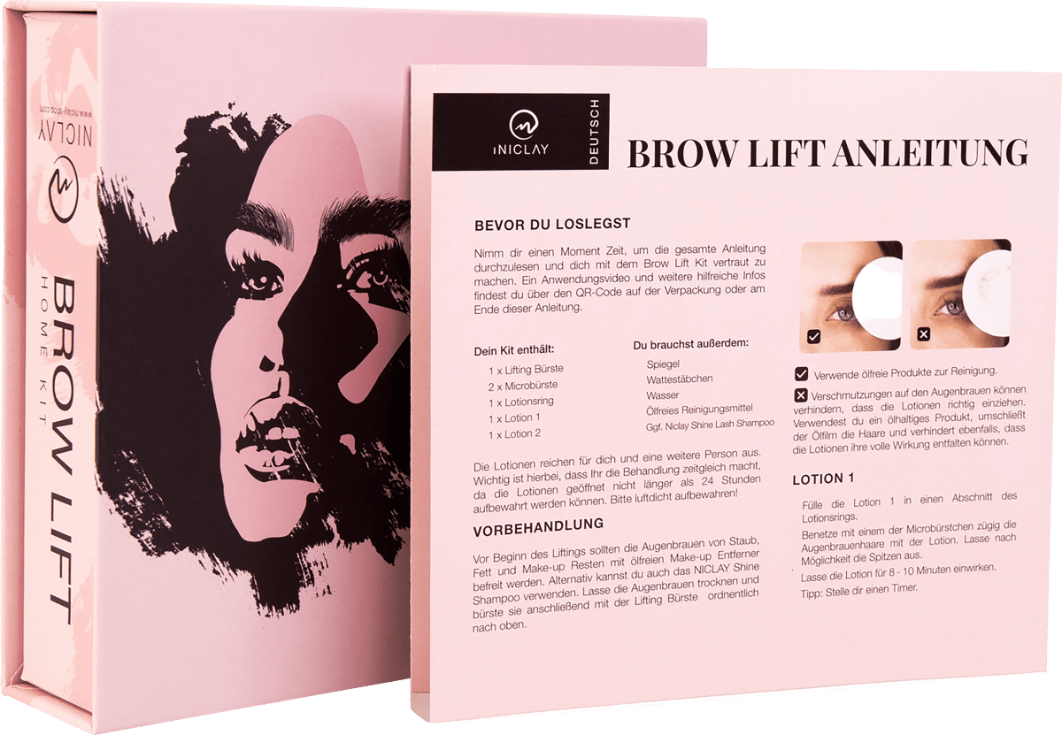 Augenbrauenlifting Set Brow Lift Home Kit, 1 St