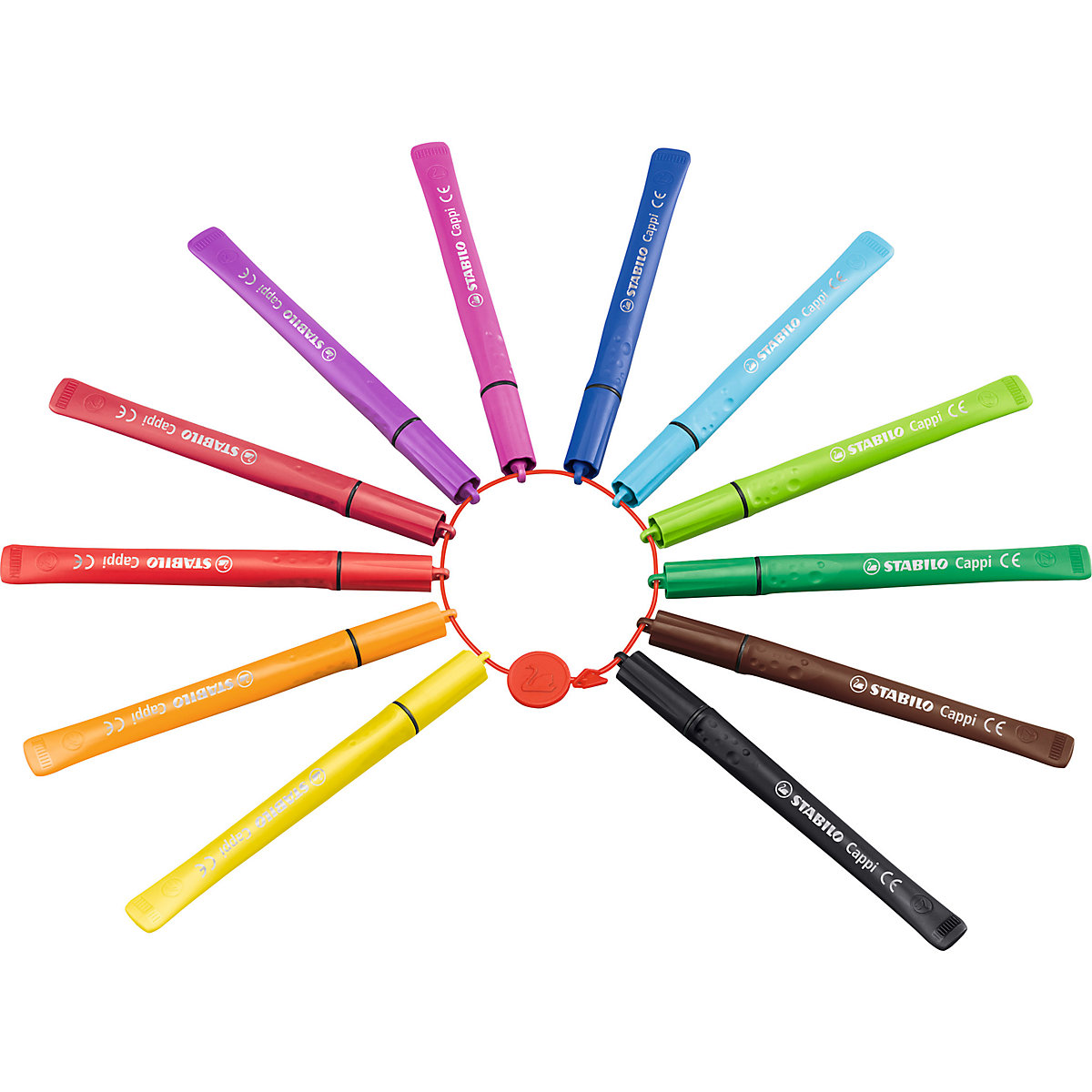 Filzstifte Cappi, 12 Farben