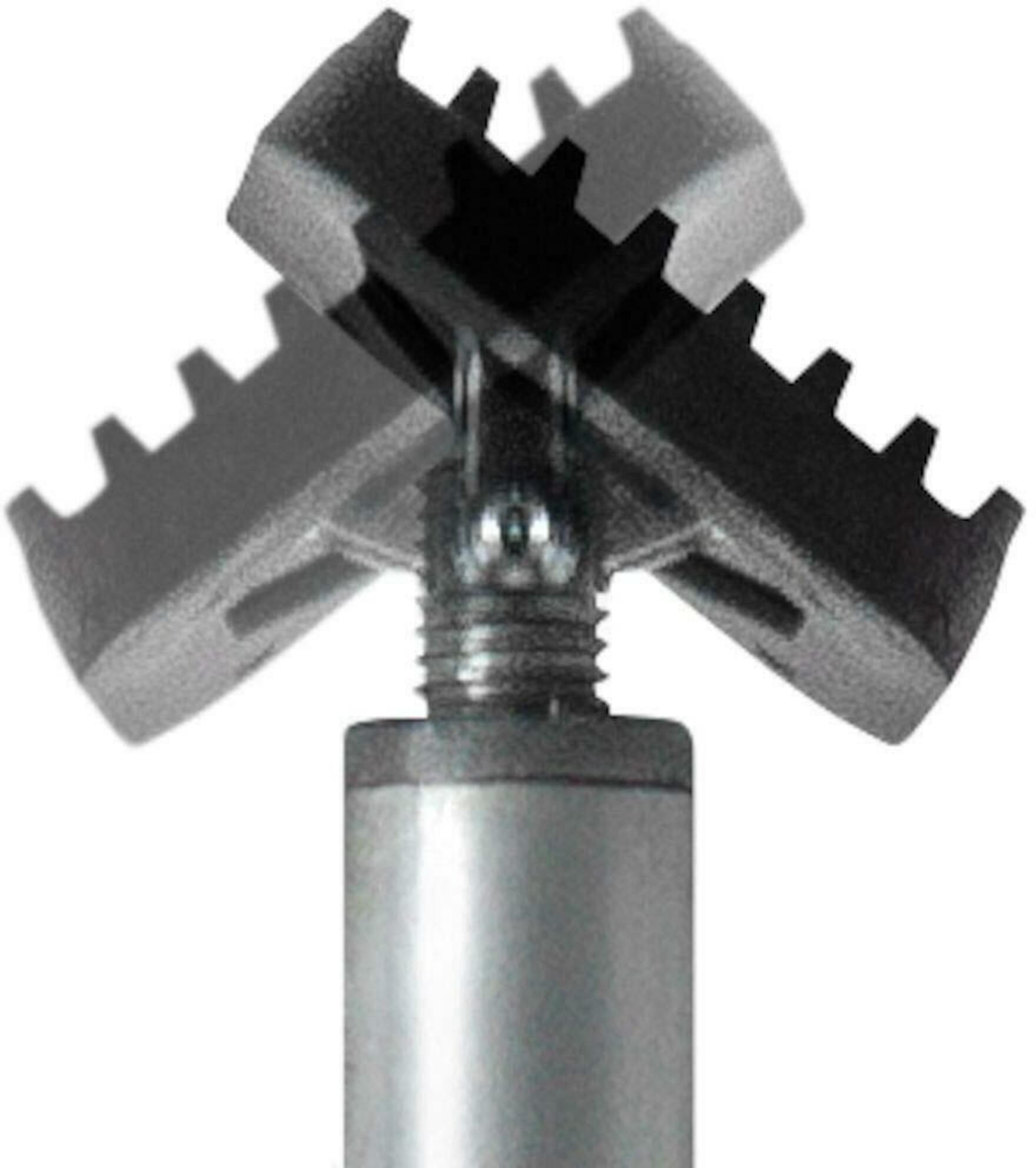 Bessey STE90 Teleskopisk gipsstøtte med pumpehåndtak 575–910 mm 350 kg