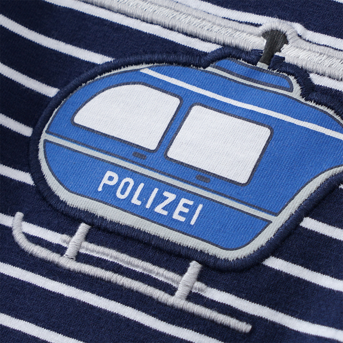 Baby Langarmshirt mit Polizei-Applikation