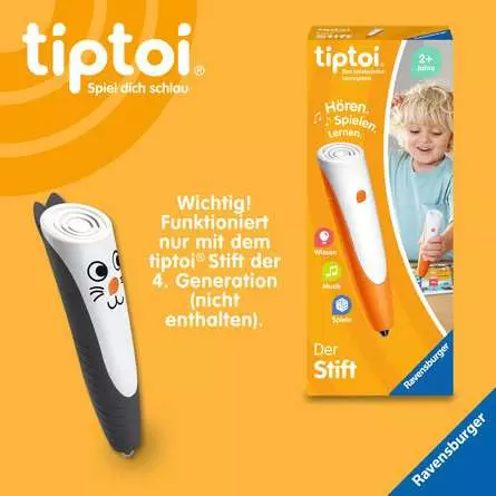 tiptoi® Stift-Hülle zum Wechseln in Schwarz
