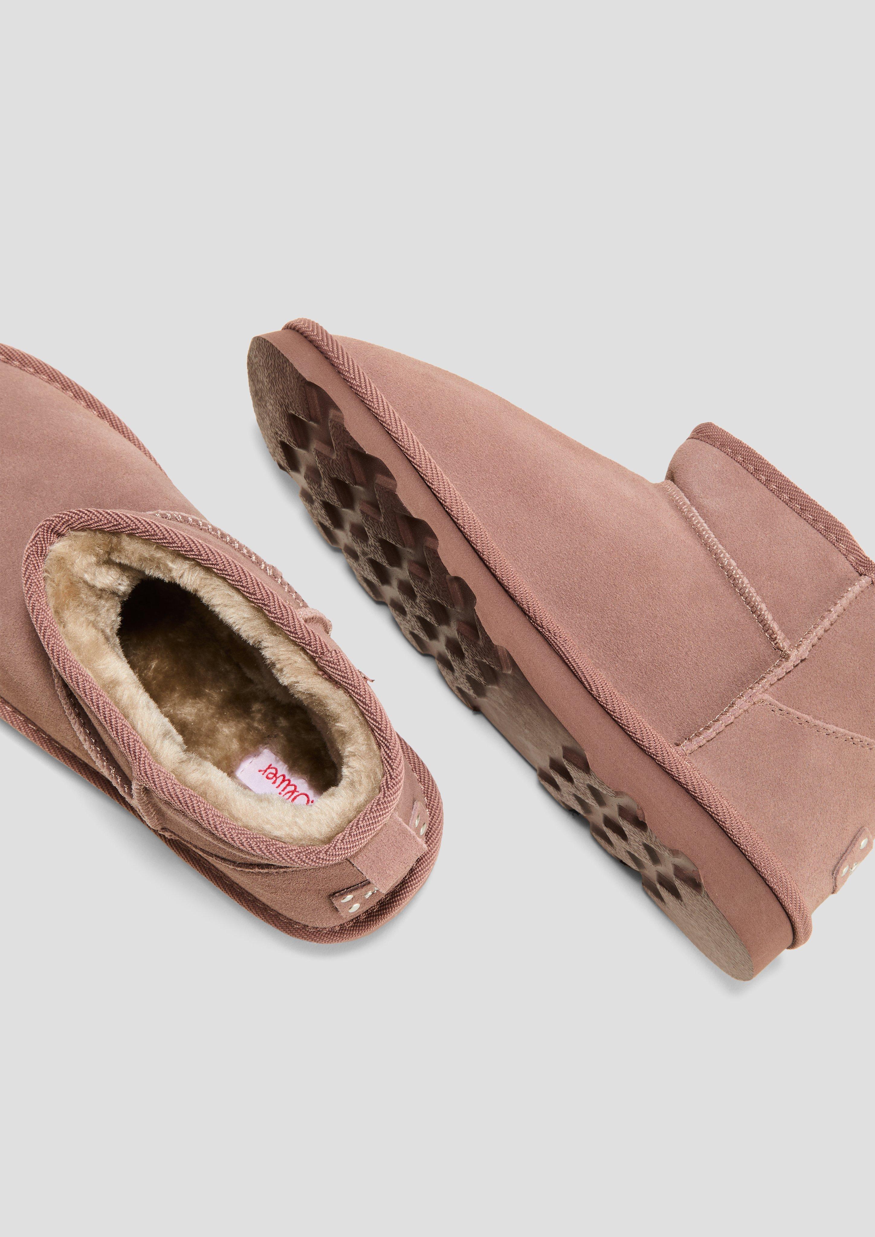Flache Stiefel aus Leder  6008583-512