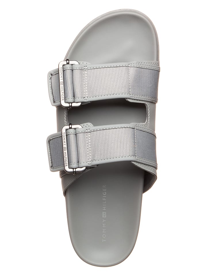 Tommy Hilfiger Shoes Pantoletten in Grau günstig kaufen 43