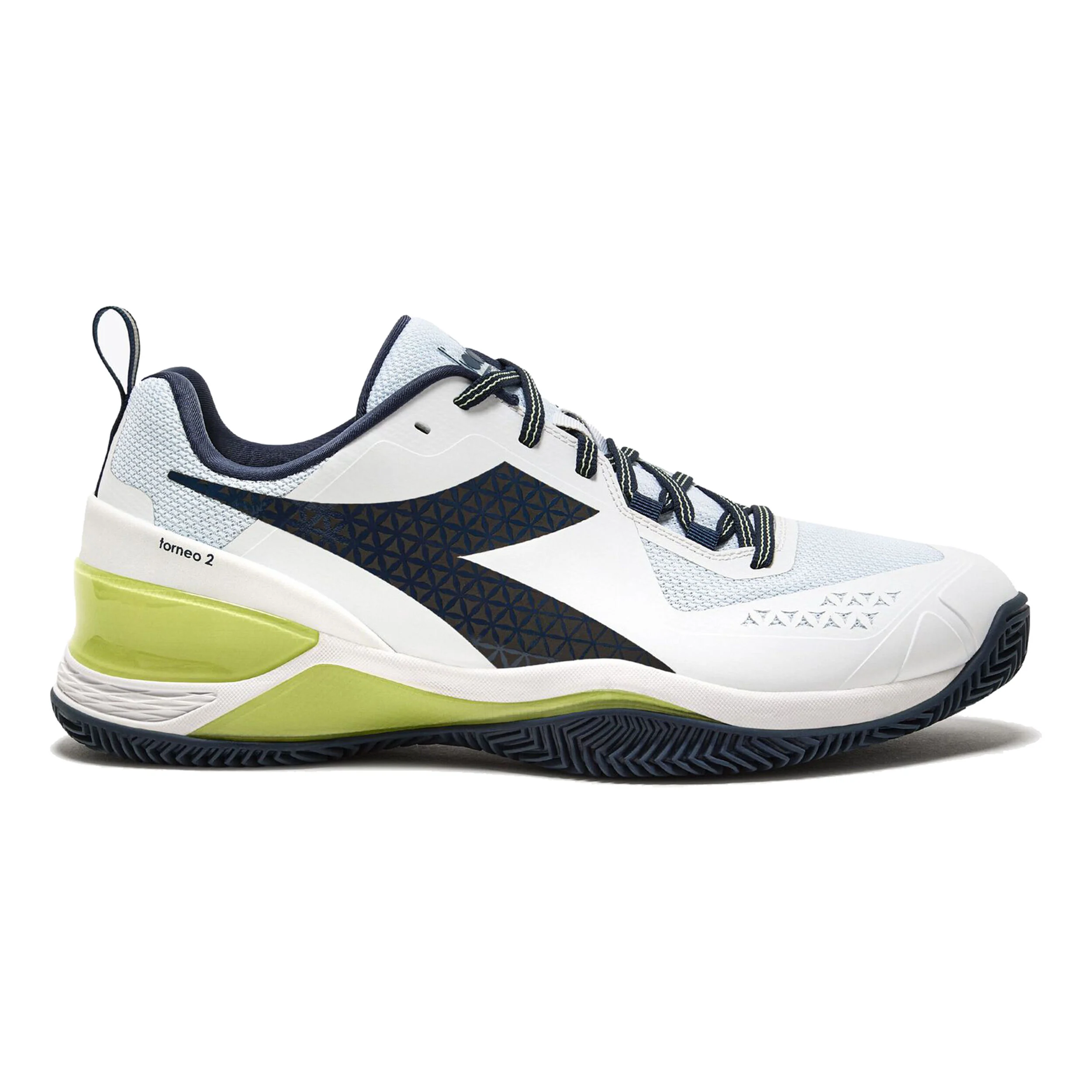 Blushield Torneo 2 Sandplatzschuh Herren - Weiß, Blau