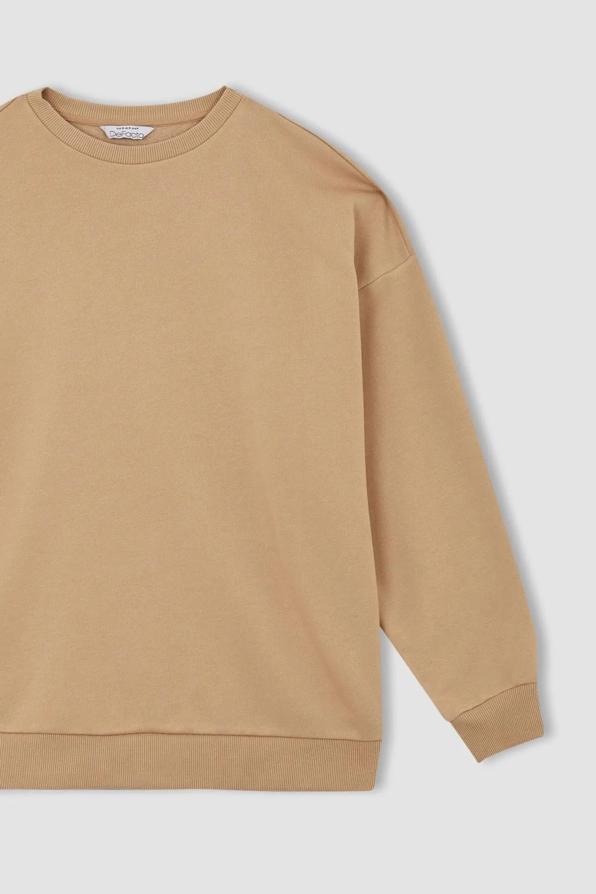 DeFacto  Sweatshirt mit Rundhalsausschnitt in Oversize-Passform
