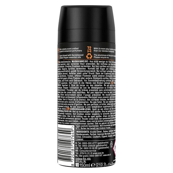 Axe Fine Fragrance Kupfer-Sandelholz Deodorant-Bodyspray 150 ml