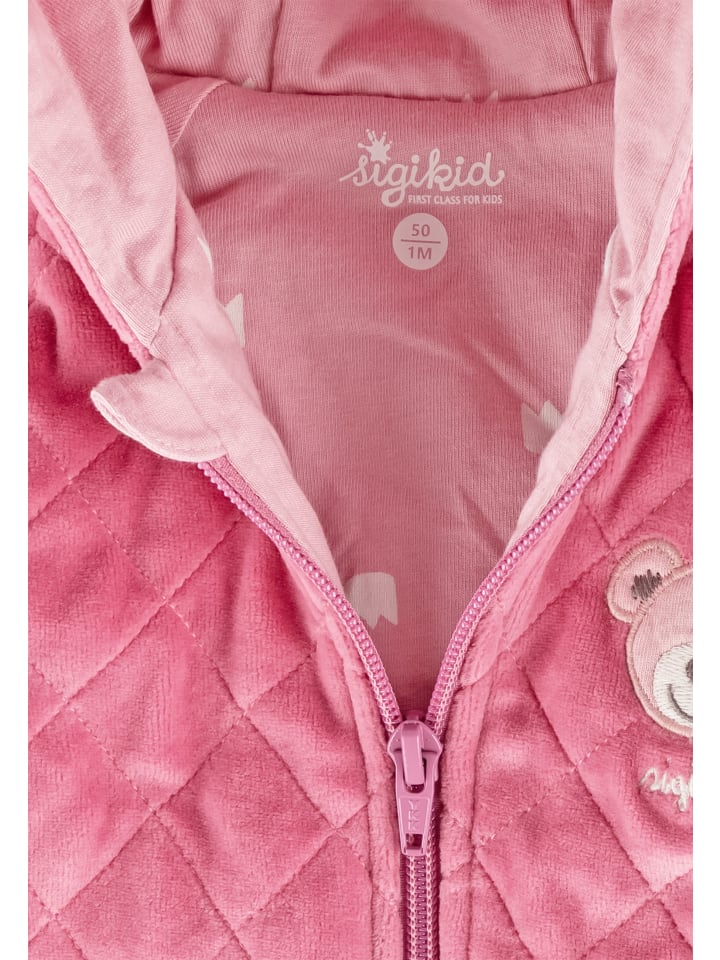 Sigikid Nickijacke wattiert Classic Baby in rosa günstig kaufen
