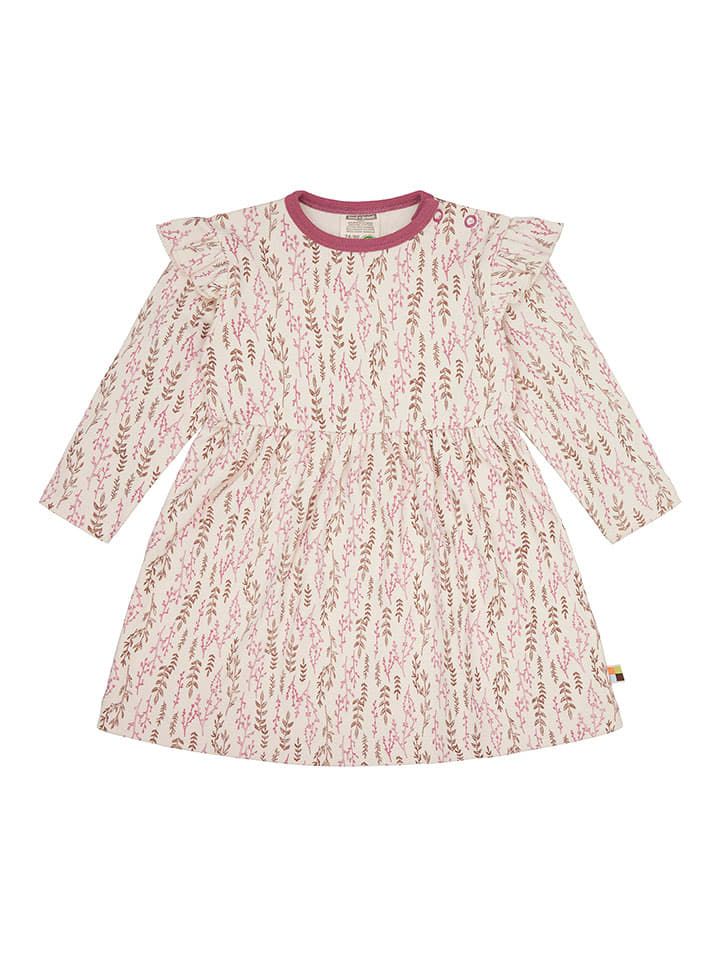 loud   proud Kleid in Beige/ Rot günstig kaufen
