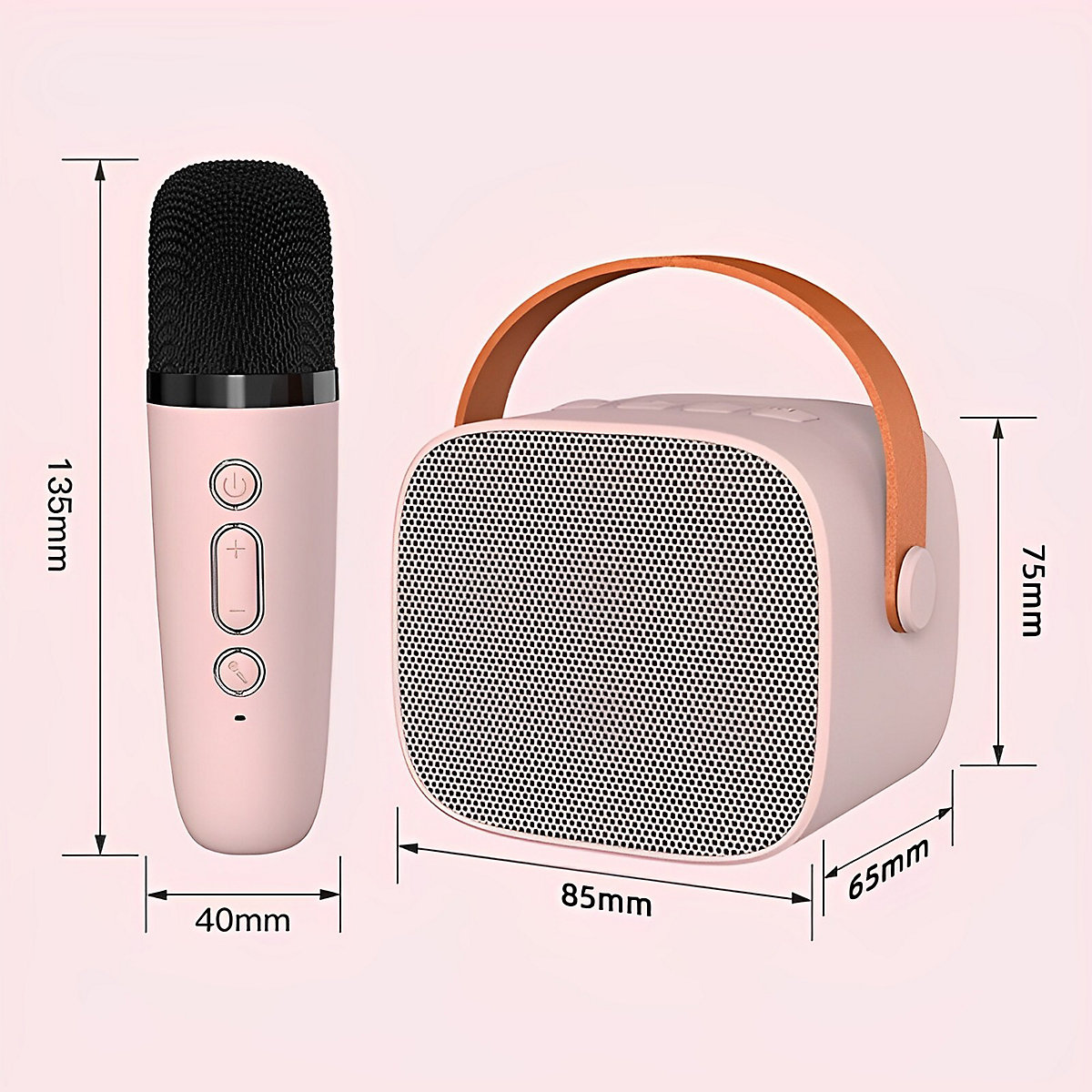 Tragbares Audio Bluetooth + Mikrofon Split Set Mikrofon Kinder kleine Familie KTV Set