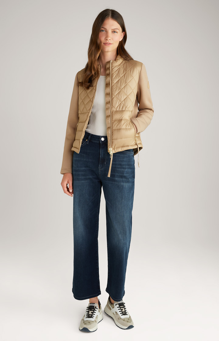 Nylon-Jacke in Beige