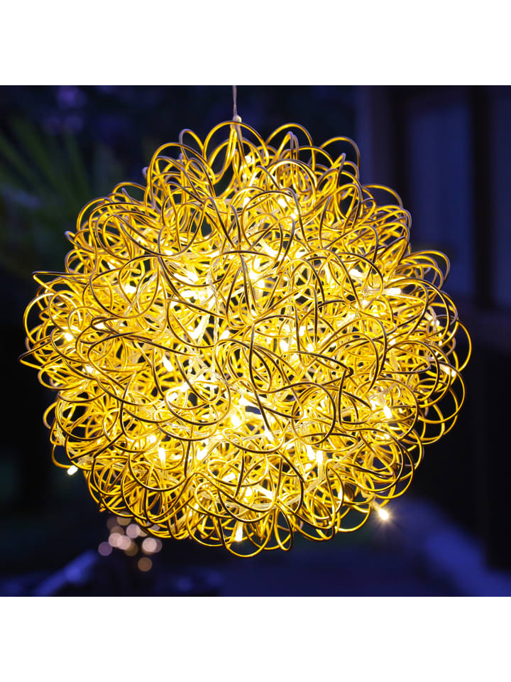 MARELIDA LED Drahtkugel Sphere 100LED D: 40cm für Außen in gold günstig kaufen onesize