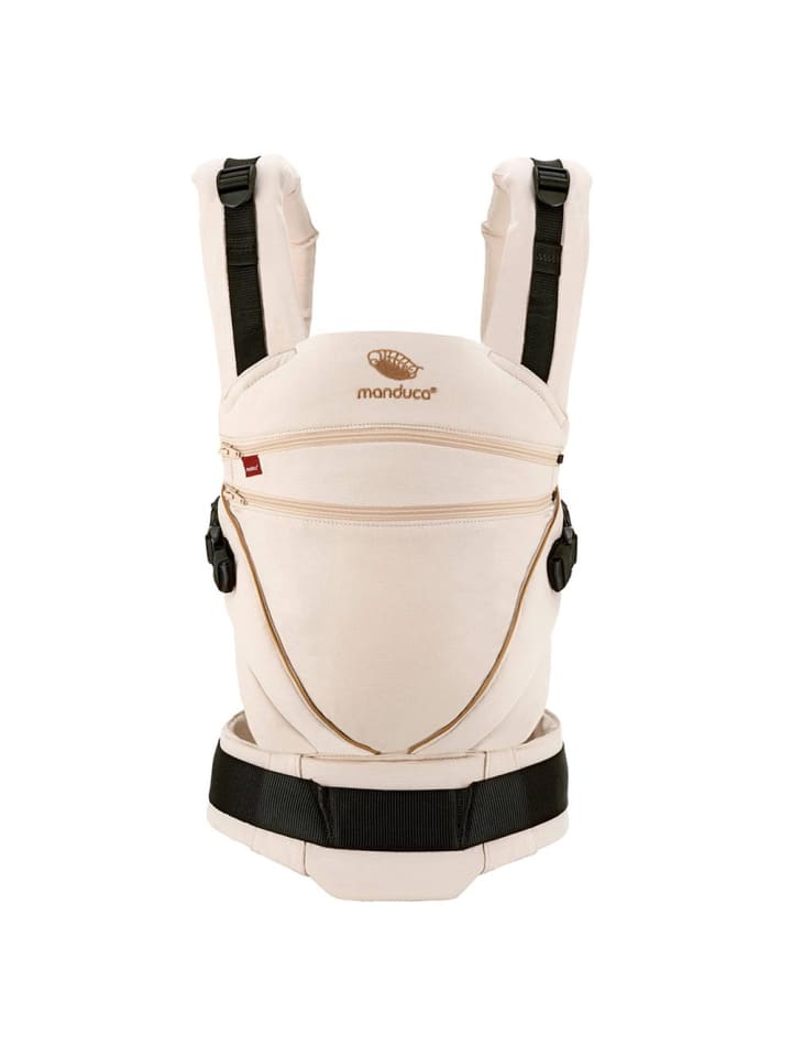manduca Babytrage XT Cotton - Denimpowder Toffee in beige günstig kaufen onesize