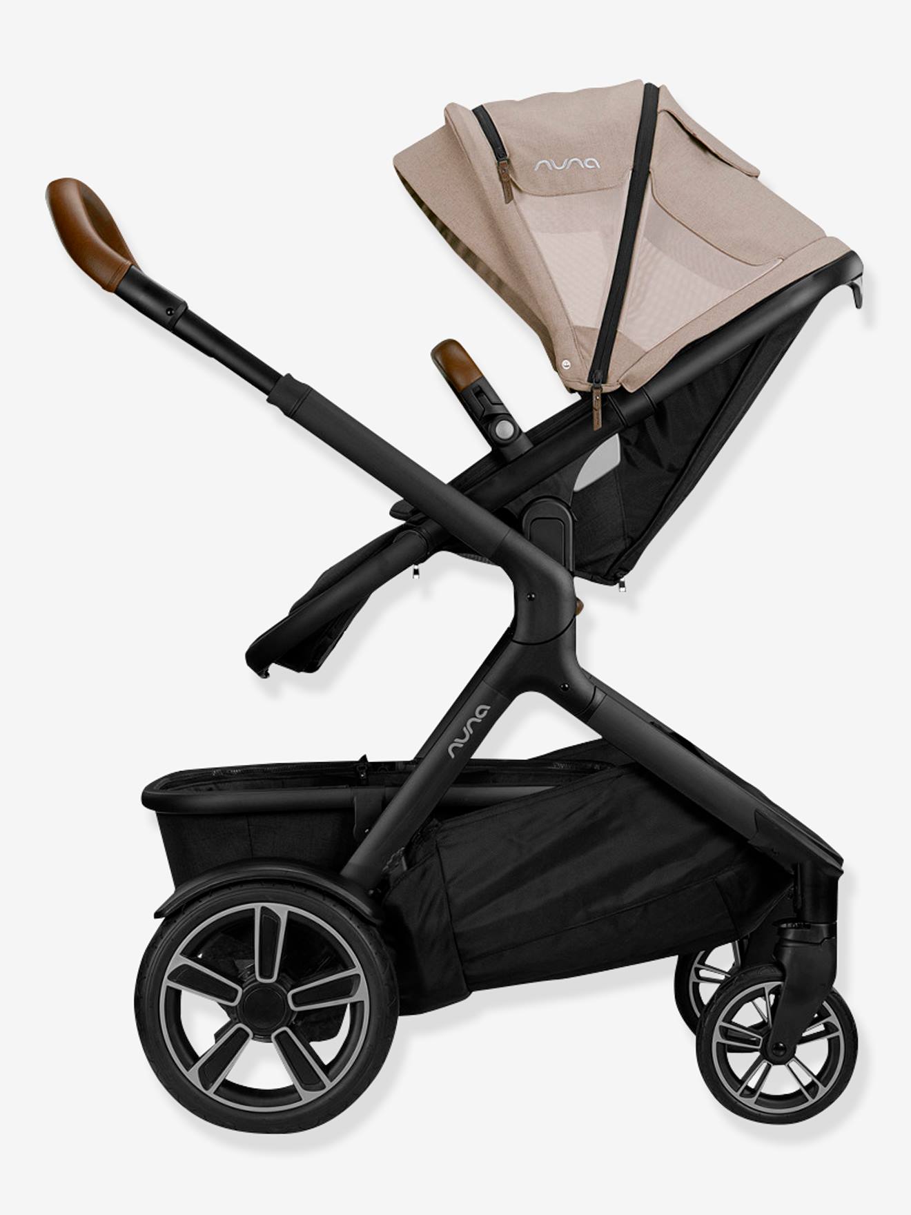 Poussette NUNA Demi Grow gris foncé (oxford)