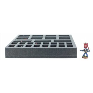 Feldherr 40 mm Full-Size Schaumstoff mit 34 Fächern gemischter Größe