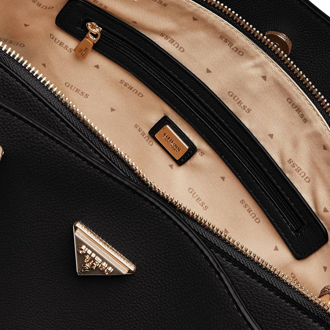 GUESS Handtaschen schwarz Meridian