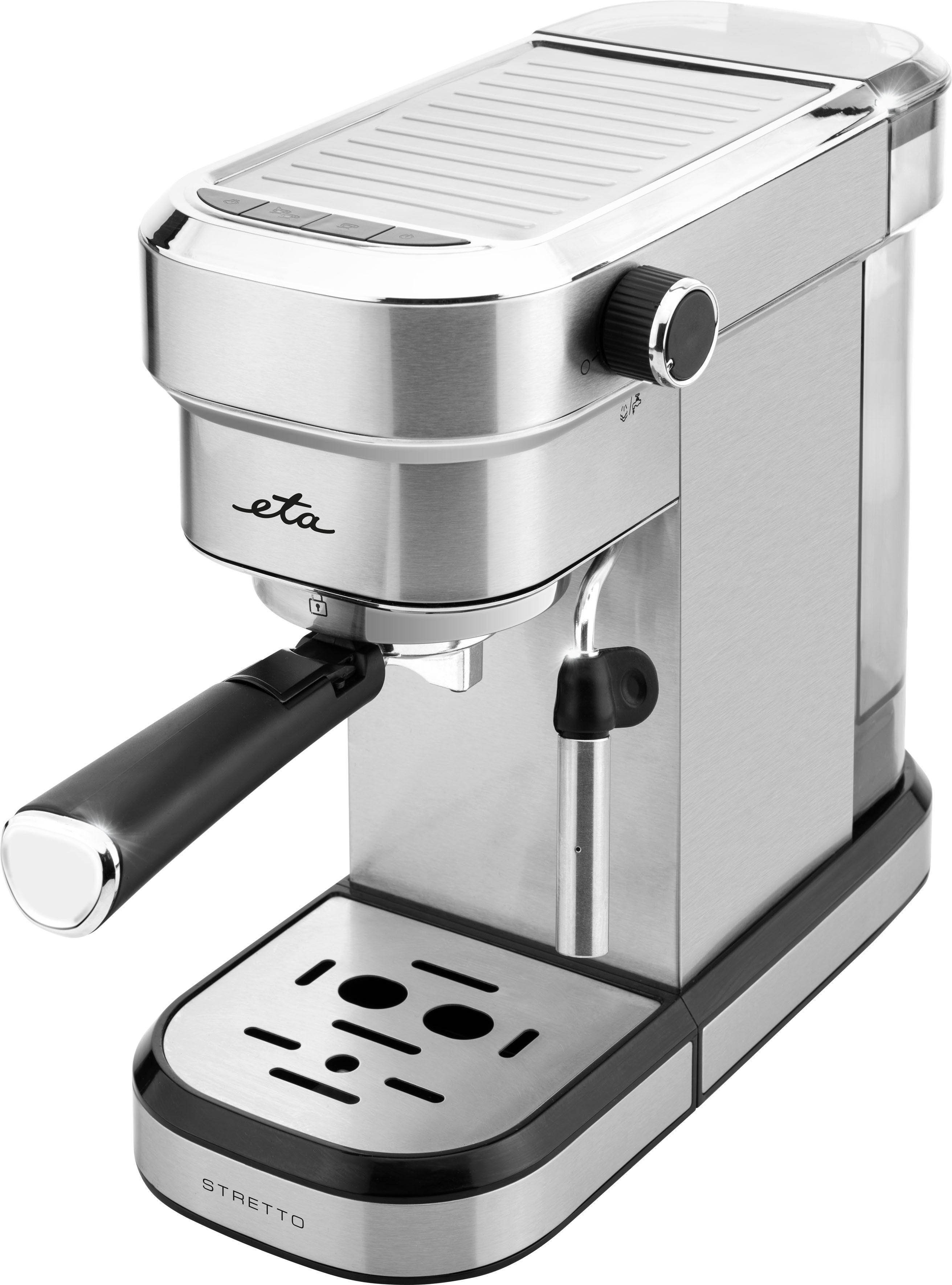 eta Espressomaschine STRETTO ETA21890000, Slim-Design, 1350 W, Wassertank 750 ml, Pumpendruck bis 15 Bar