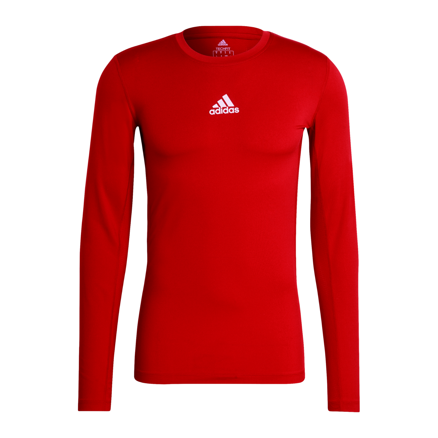 adidas Techfit Shirt langarm Rot