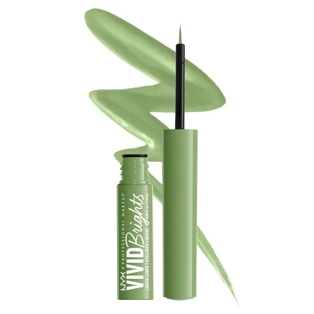 NYX Vivid Brights Eyeliner Ghosted Green