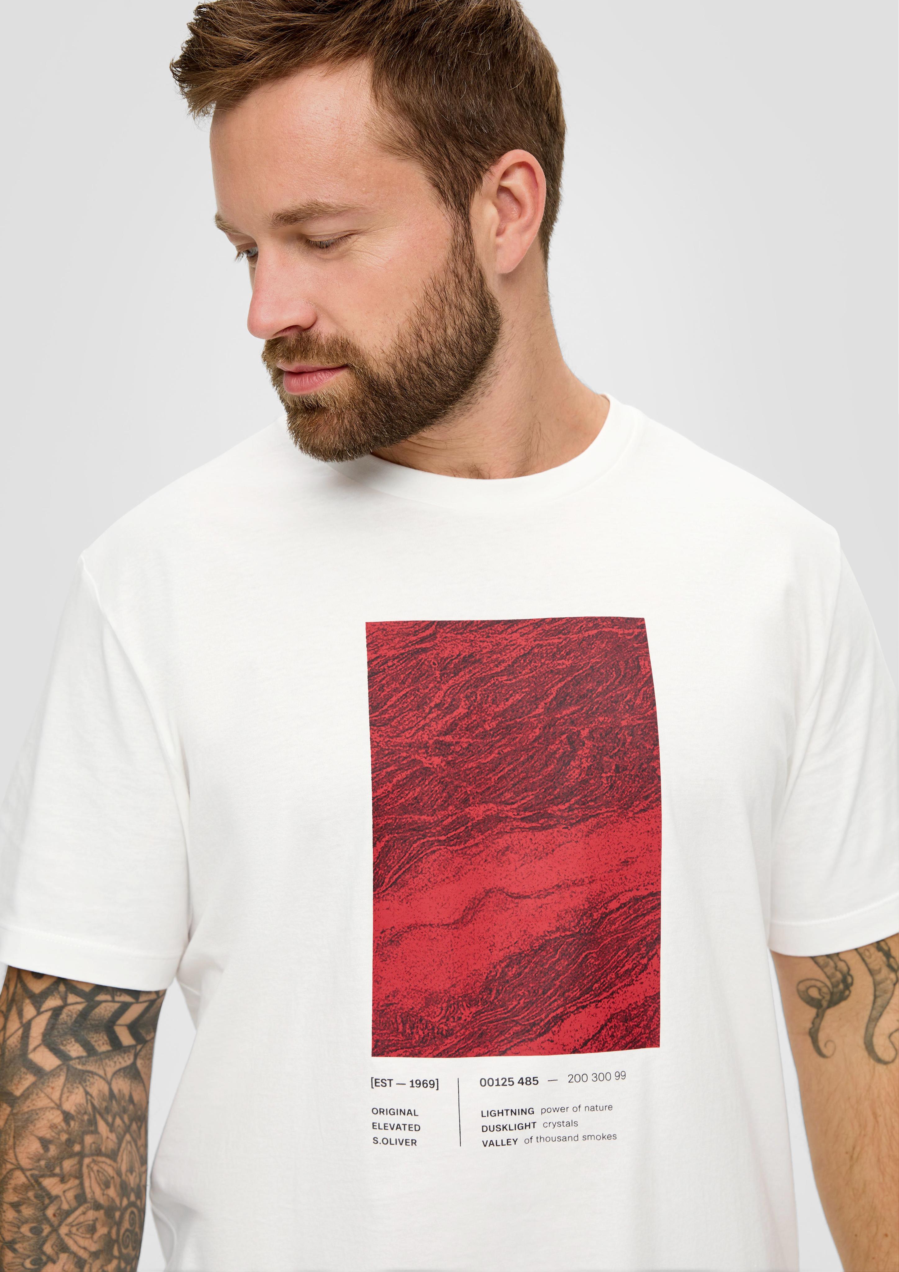 T-Shirt mit Frontprint  2143249-01D1