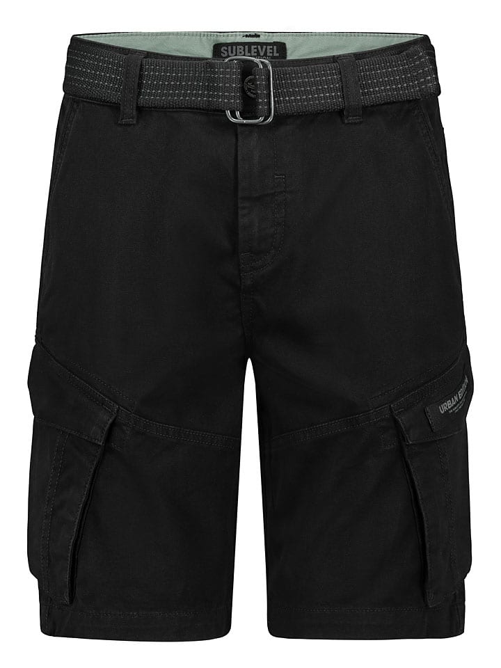 Sublevel Cargobermudas in Schwarz günstig kaufen