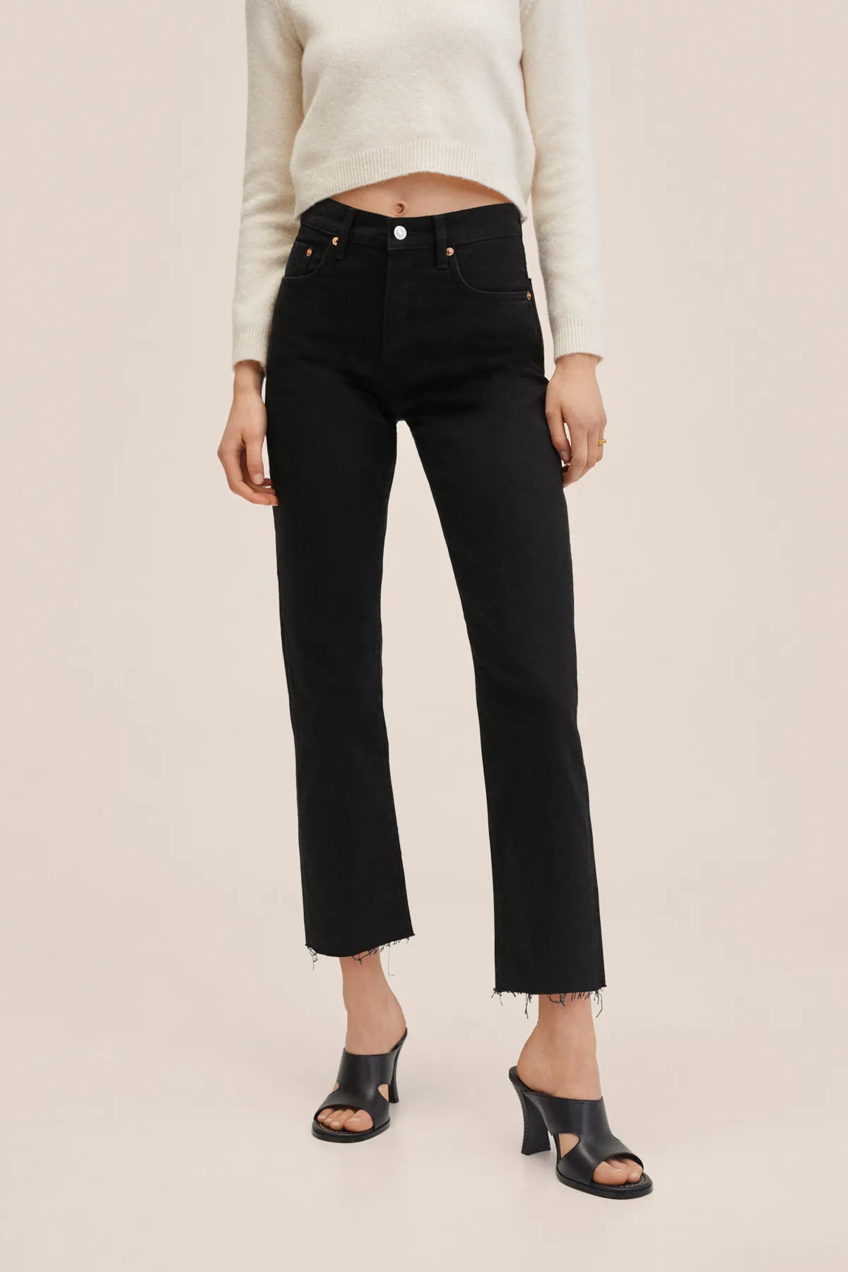 MANGO Woman  Schwarze Jeans