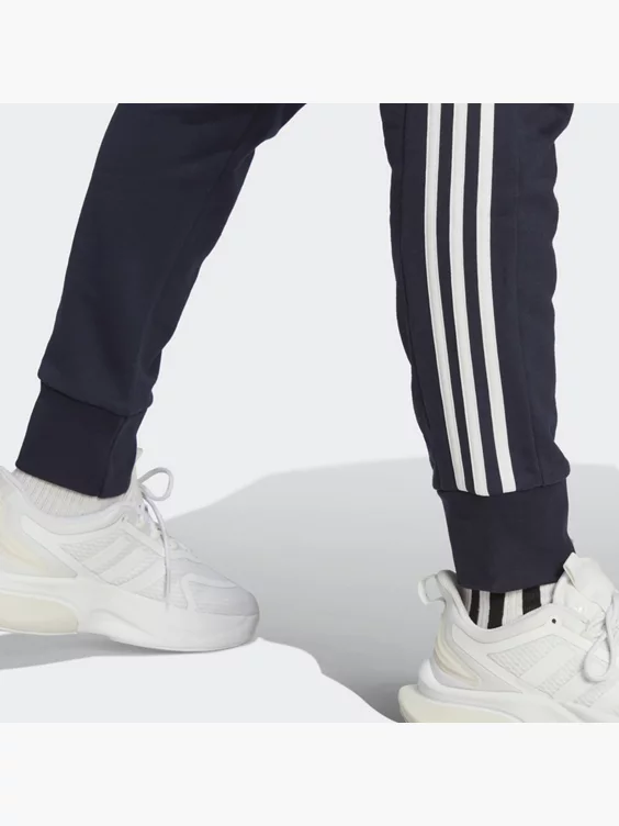 adidas Essentials French Terry Tapered Cuff 3-Streifen Hose