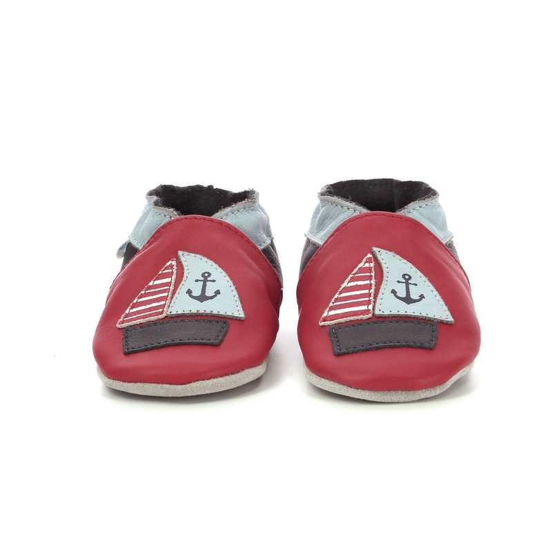 Chaussons cuir French Boat