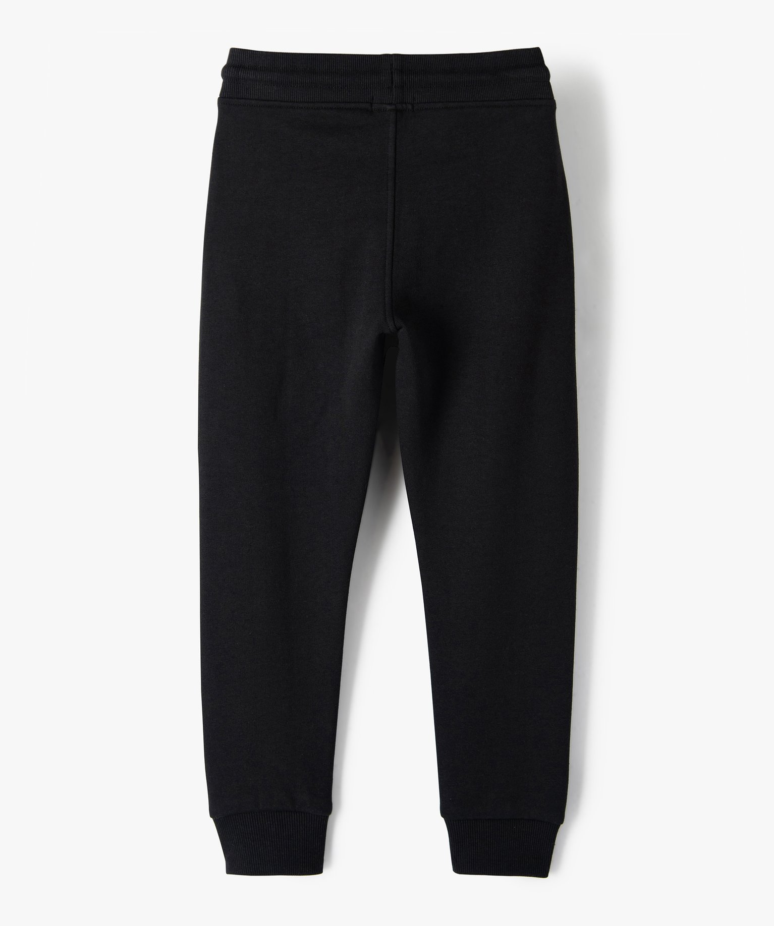 Pantalon de jogging avec intérieur molletonné Garçon noir | GEMO