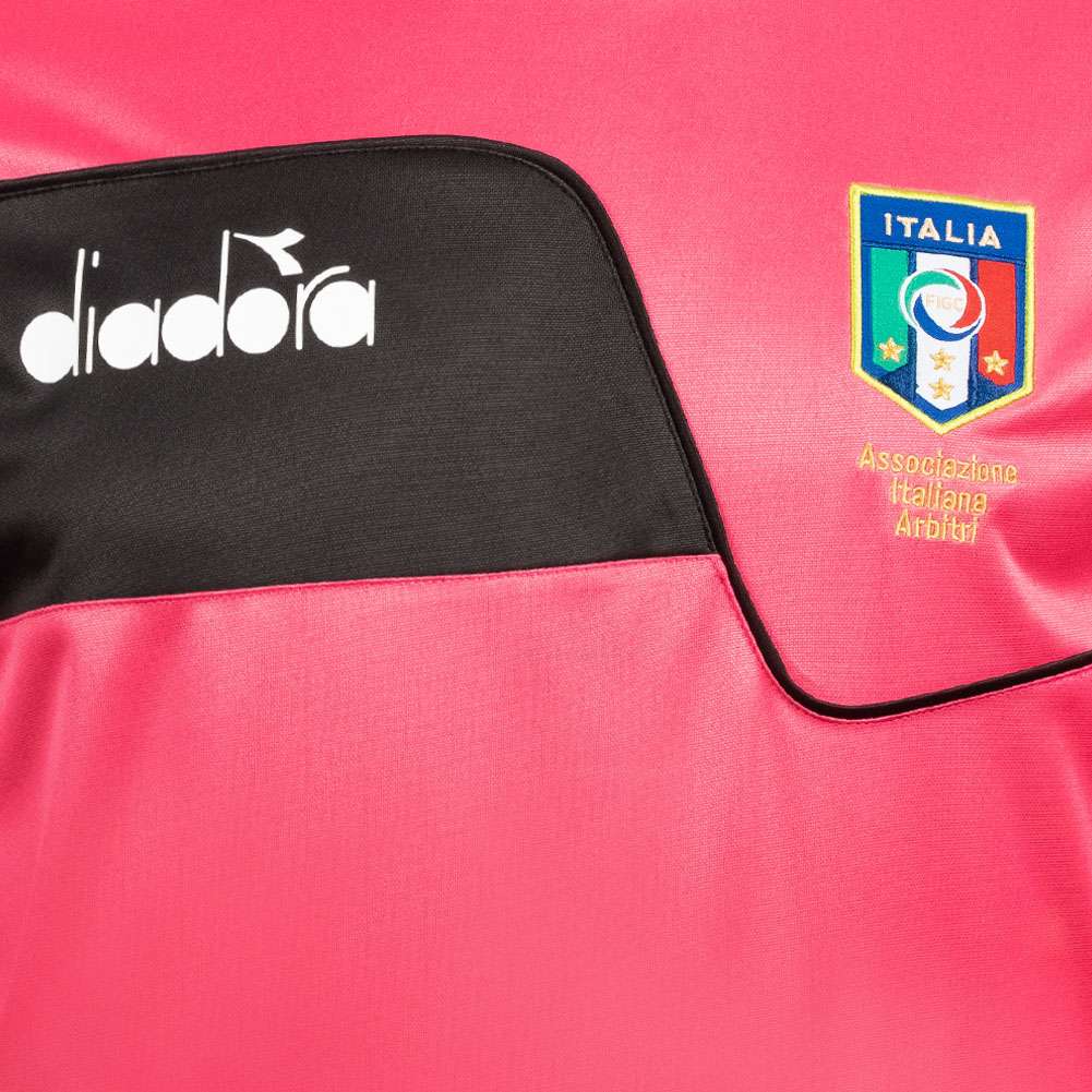 Italien AIA Diadora Herren Schiedsrichter Langarm Trainings Trikot 102.173021-50156