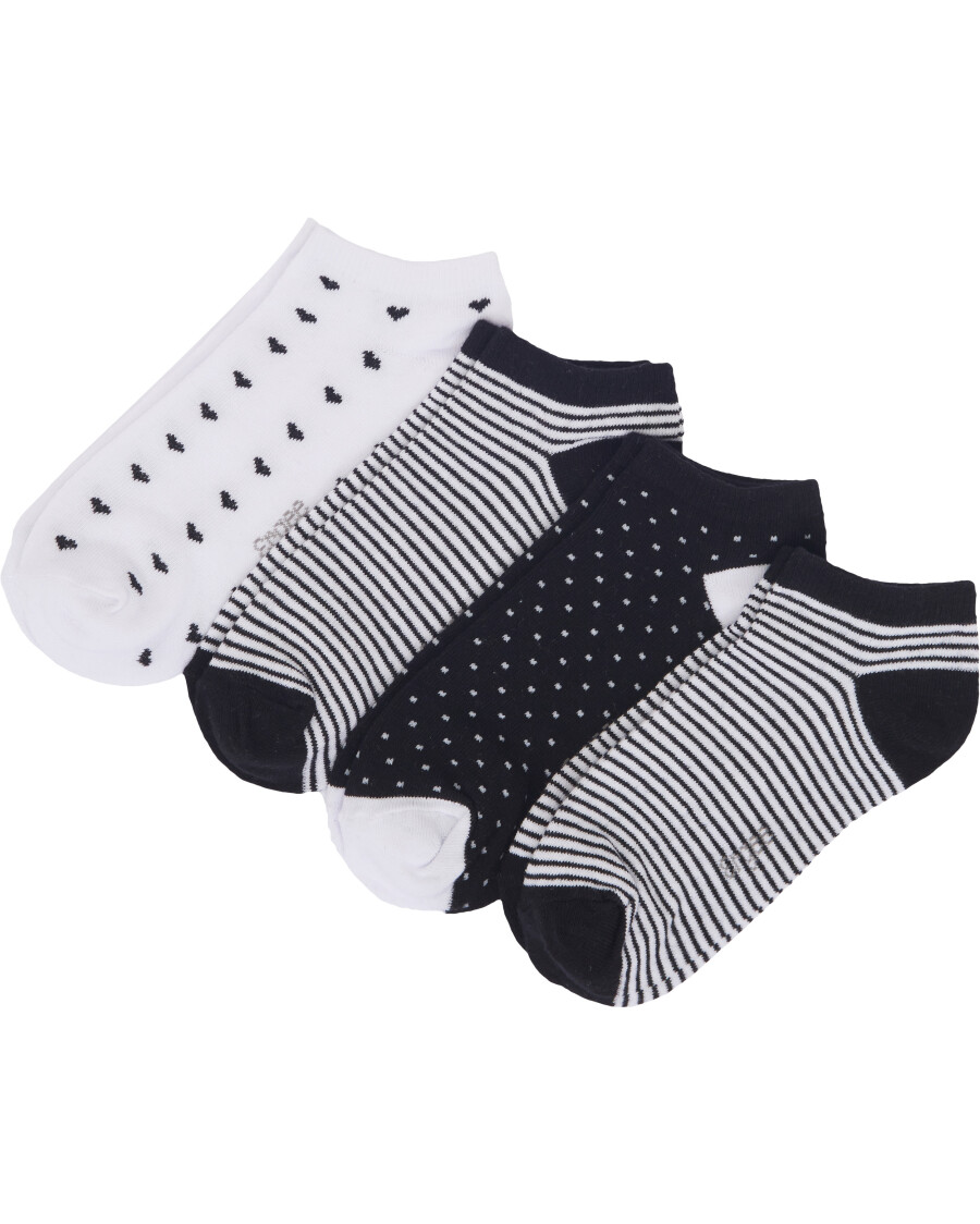 Gemusterte Sneakersocken