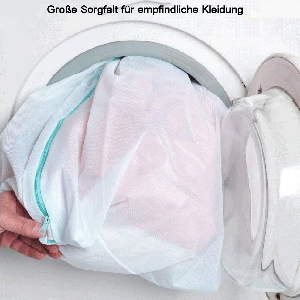 Einemgeld Wäschesäckchen 2 Pcs Wäschesäcke Groß, 90x110cm, für Waschmaschine Wiederverwendbare
