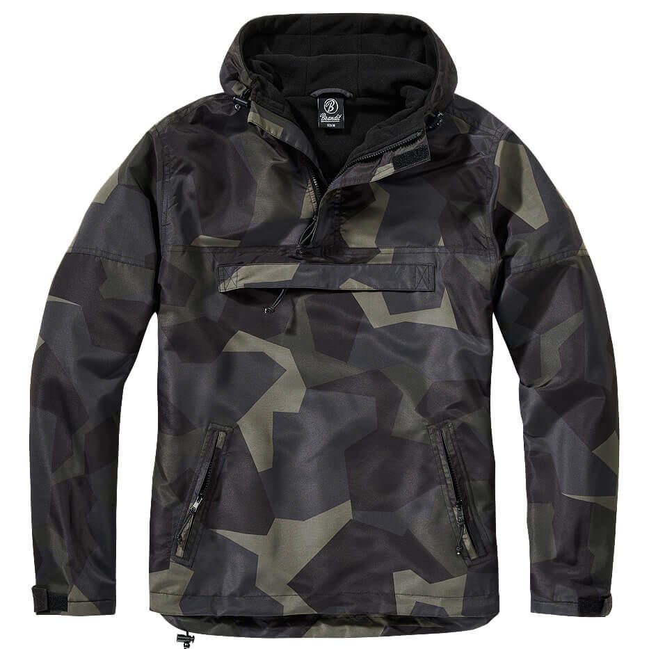 Hooded Windbreaker m. Fleecefutter