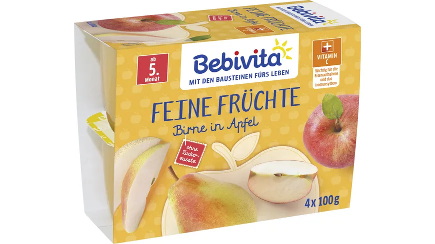 Bebivita Feine Früchte Birne in Apfel 400 g