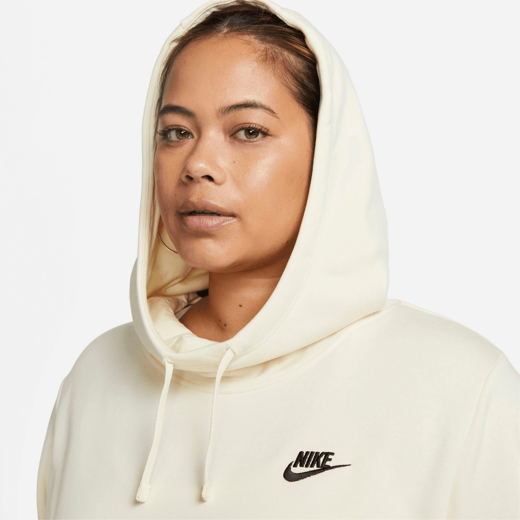 Nike Sportswear Kapuzensweatshirt W NSW CLUB FLC FNL HOODIE PLUS