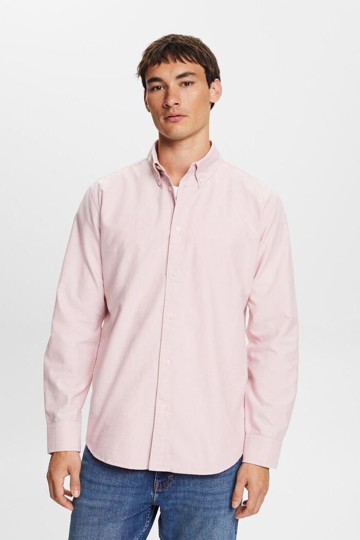 Button-Down-Hemd aus Baumwollpopeline