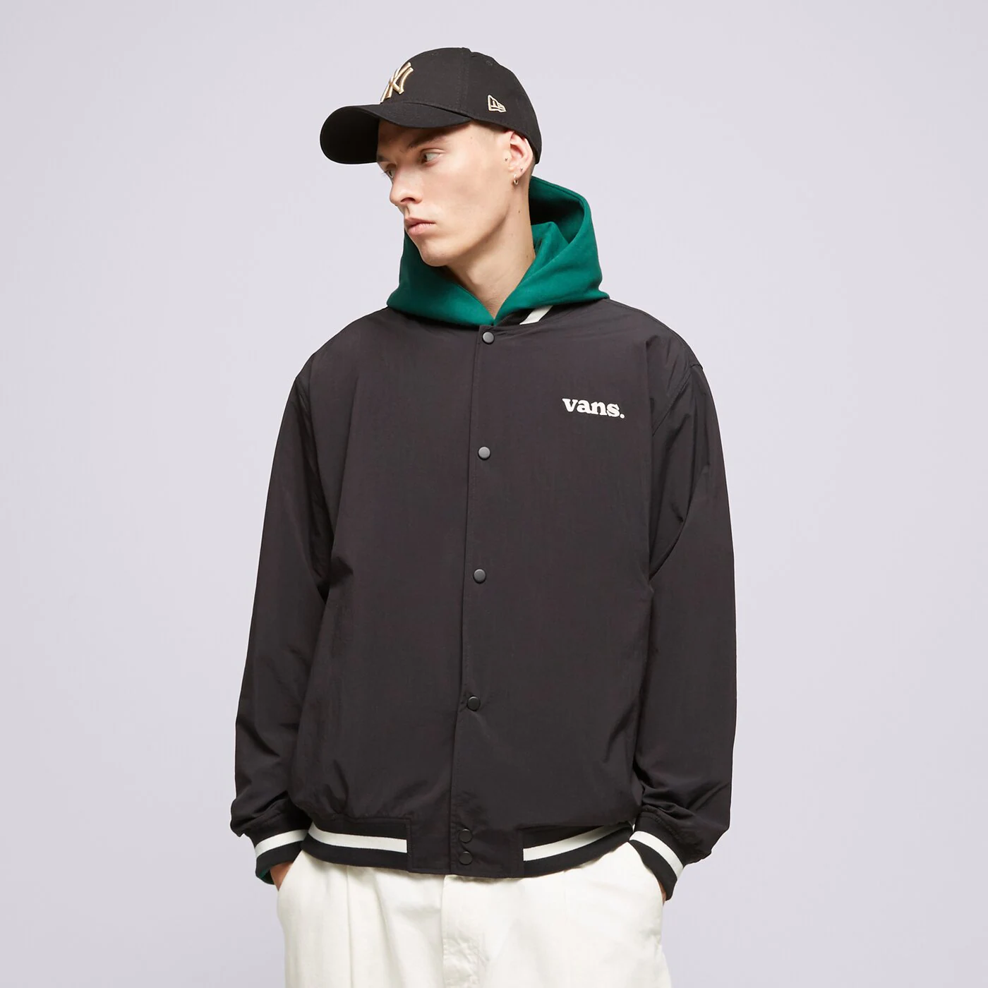 VANS JACKE MOORE VARSITY Schwarz