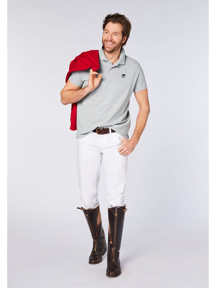 Polo Sylt Poloshirt in Grau günstig kaufen