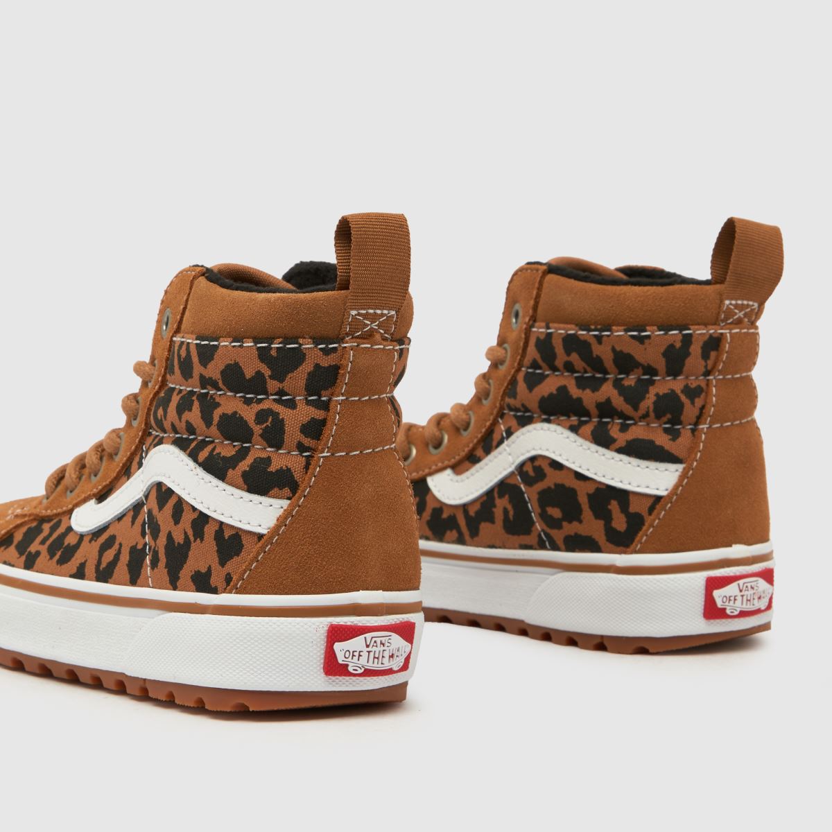 Vans bruna & vita sk8-hi mte-1 flickor junior träningsskor